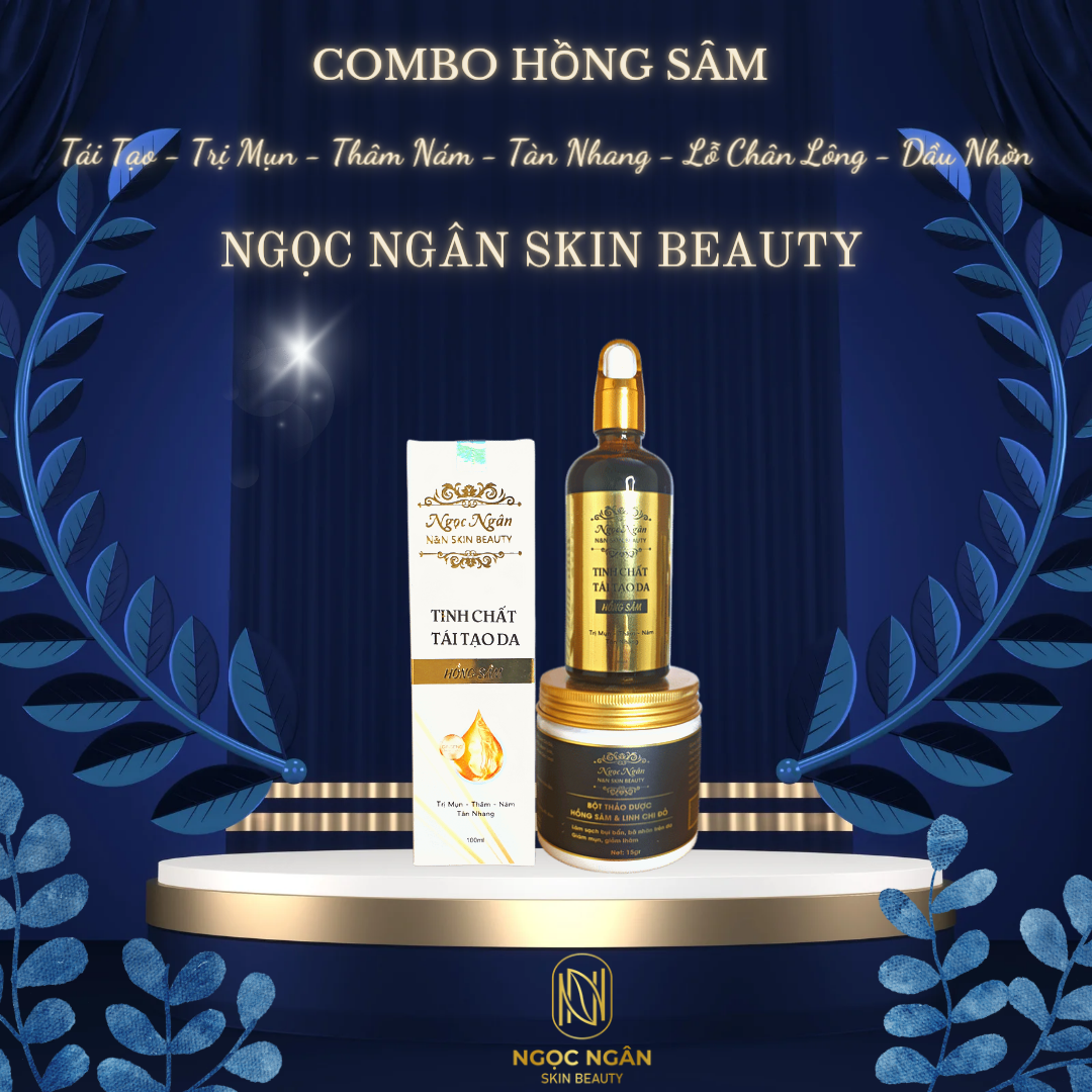 Combo tái tạo hồng sâm
