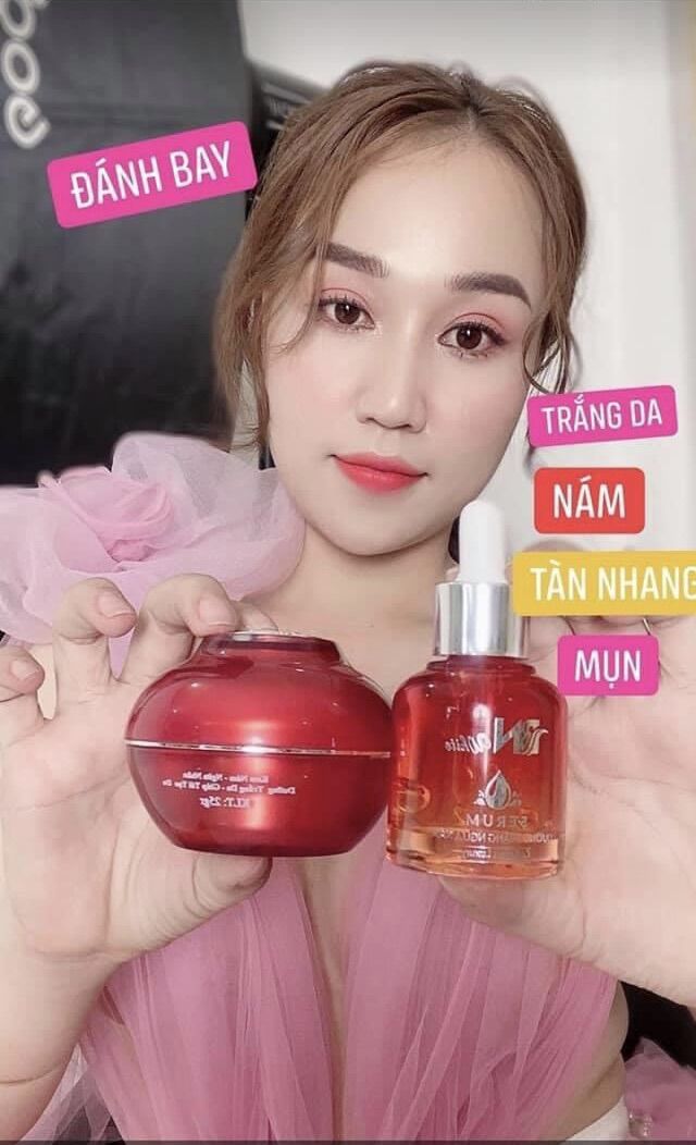 Bn White New Model Combo Includes: Face Cream 20g + Serum 50ml + Free Sunscreen