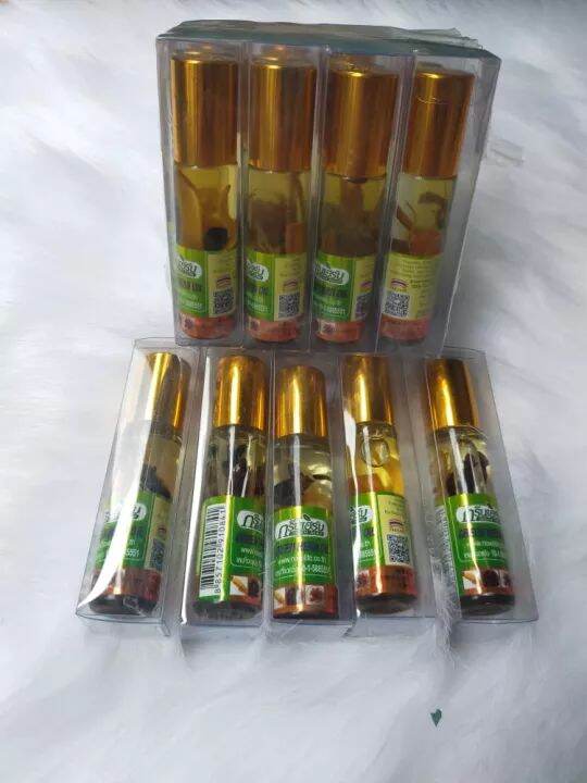 [HCM] dầu gió thảo dược THÁI LAN GRE.EN HE.RB OIL 8ML (hàng nhập khẩu)