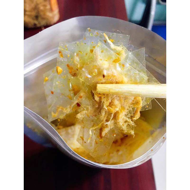 Bánh tráng SaTe TỎI,CHÀ BÔNG (túi zip 250gr)