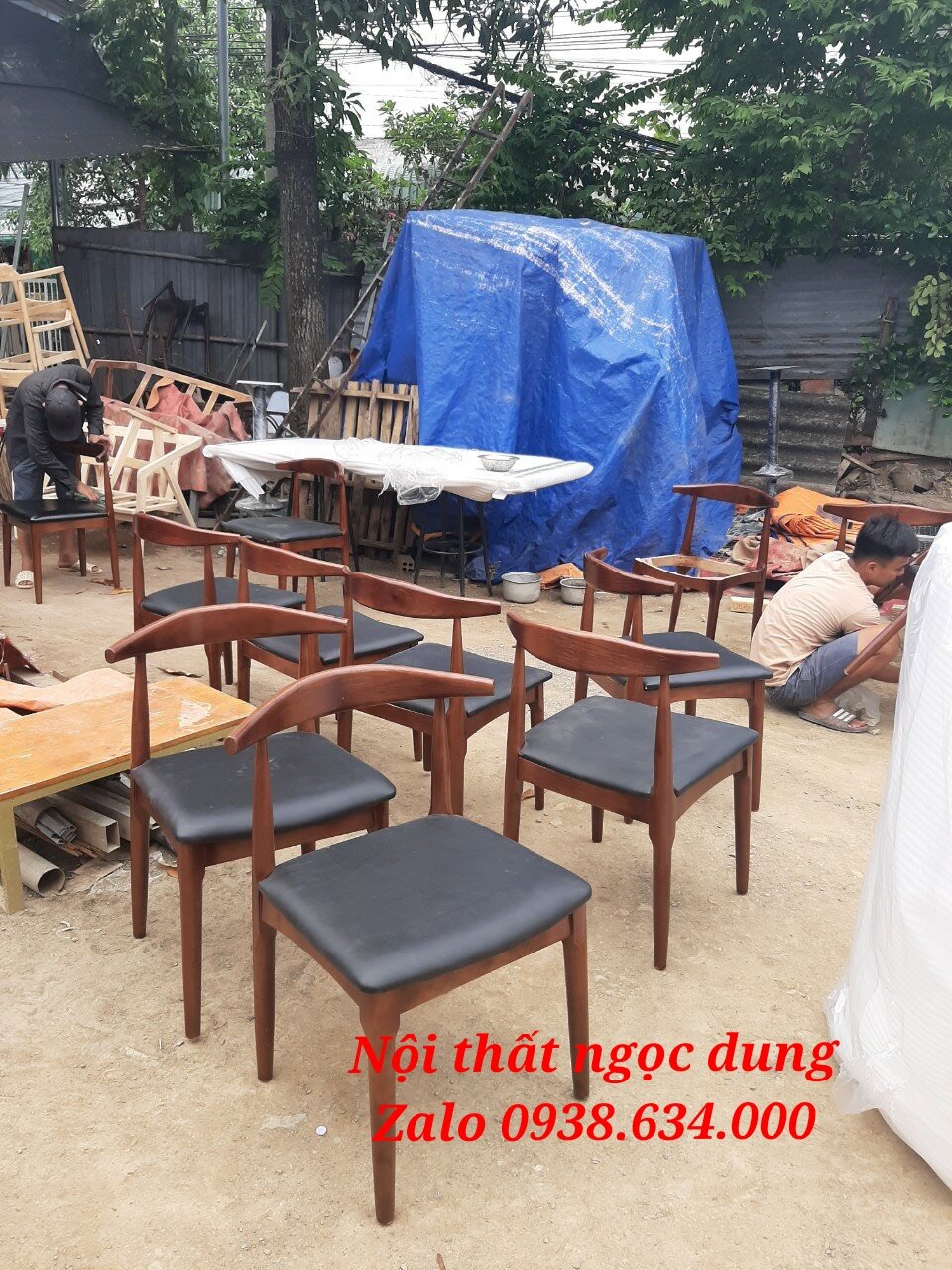 ghế cafe gỗ babie