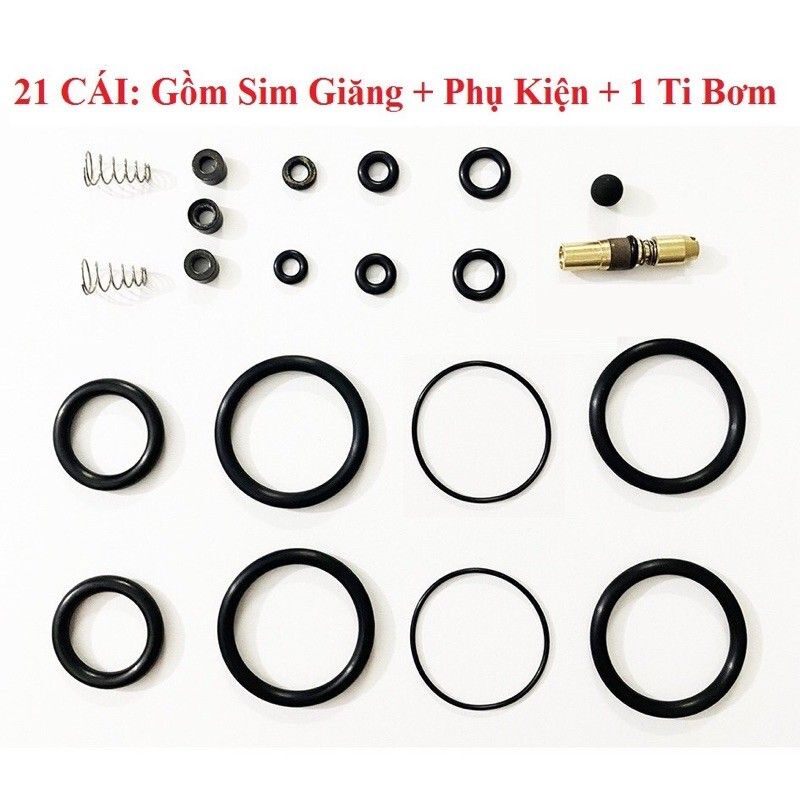 Phụ kiện sửa chữa bơm xe cao áp gioăng kèm ti bơm_lâmthảo86