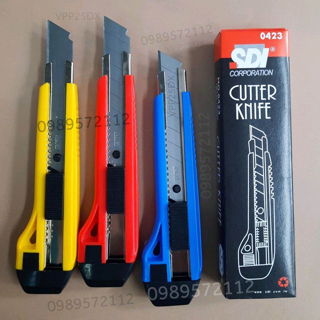 Dao trổ-Dao dọc giấy SDI to,bé kèm lưỡi thay thế. (1 cái)