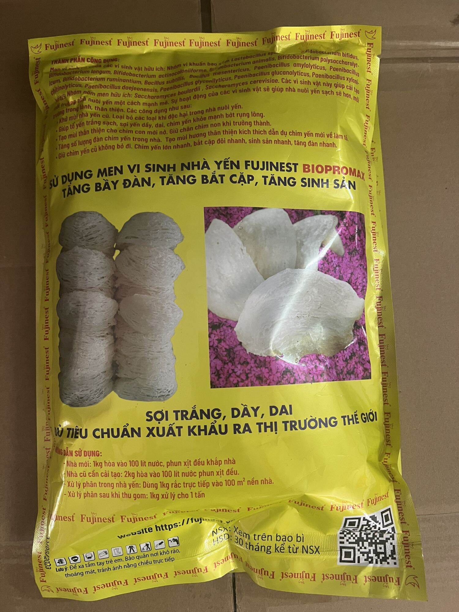 MEN VI SINH NHÀ YẾN BIOPROMAX 1kg