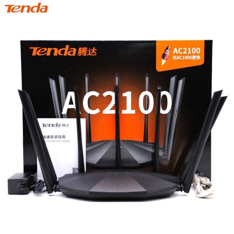 Bộ phát wifi 2 băng tần Tenda AC23 ( AC2100 ) cổng Gigabit