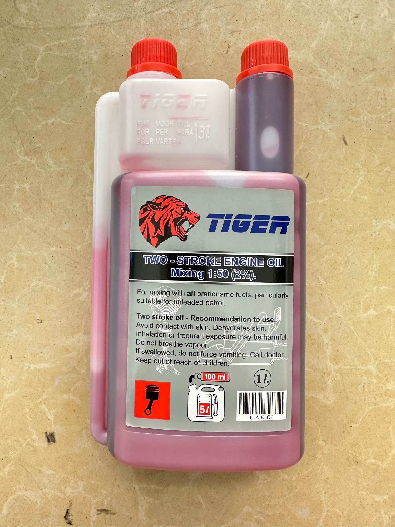 Dầu ( nhớt ) 2 thì Tiger đỏ