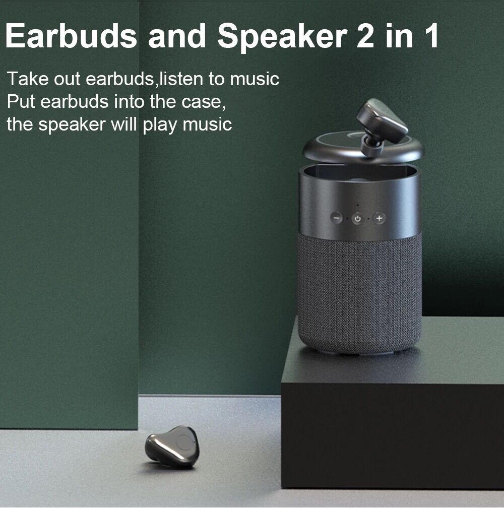 Loa bluetooth 2 in 1 B20 có tai nghe bluetooth earbud loa bluetooth B20
