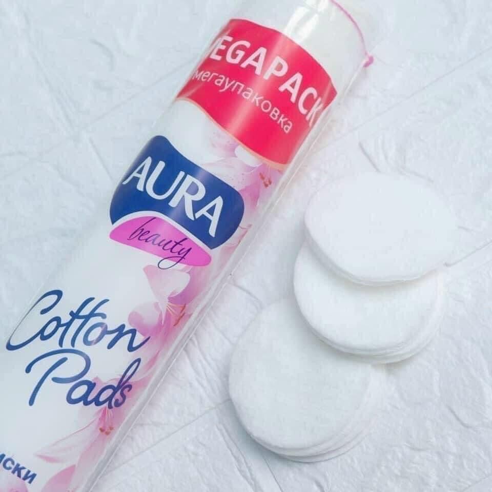 Bịch bông tẩy trang Aura 150 miếng