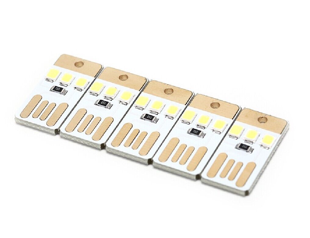 Thẻ Đèn LED Mini Bỏ Túi E6VN / 5v Kết Nối USB
