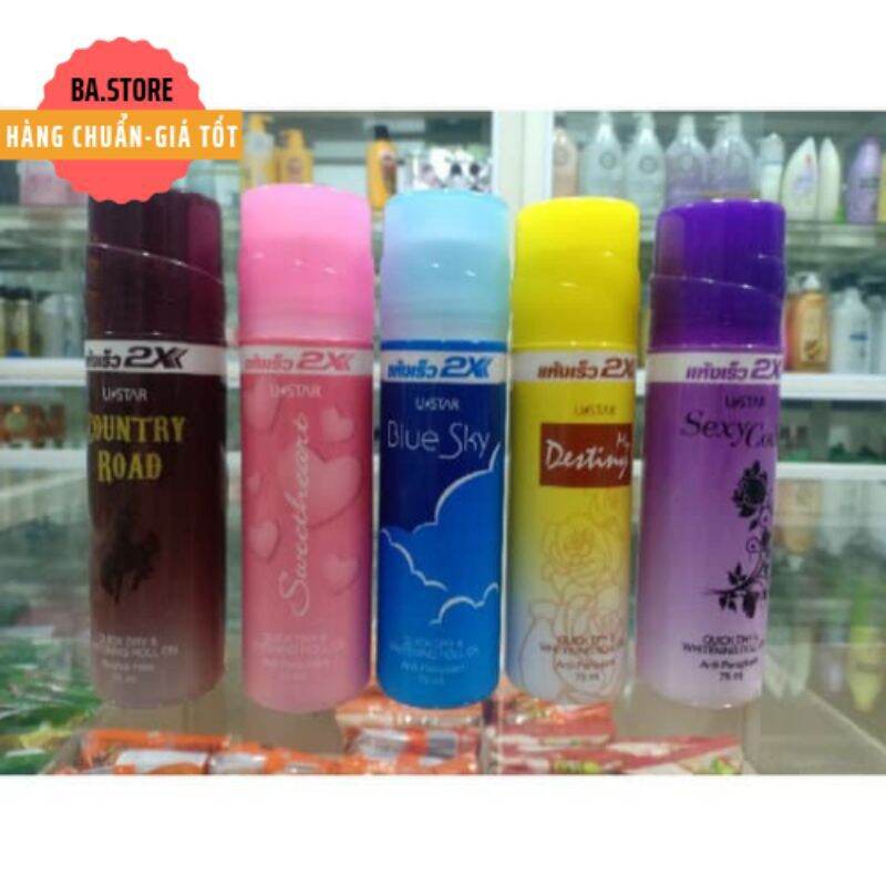 Lăn khử mùi 2x thái lan 75ml hàng chuẩn