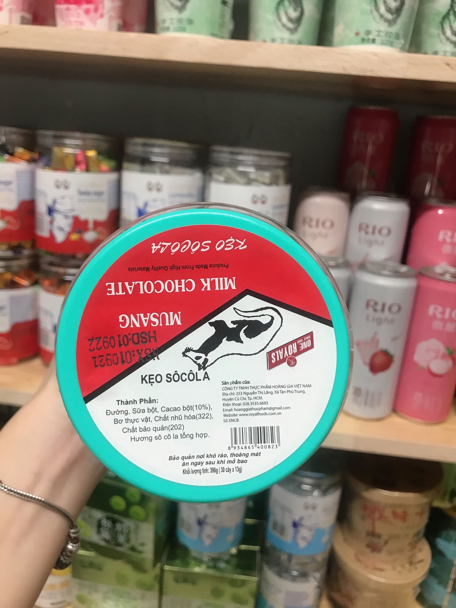 1 Hủ 30 Thanh Socola Chồn ( Musang Milk Chocolate ) - 1 Thời Tuổi Thơ