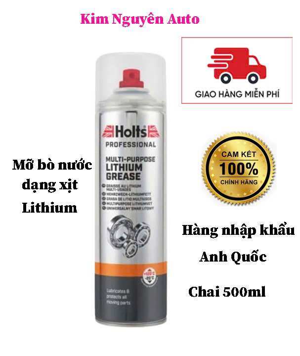MỠ BÒ LITHIUM DẠNG XỊT CAO CẤP 450ML TOPDA