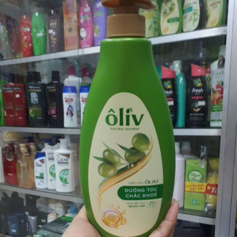 [Hcm]Dầu Gội Dưỡng Tóc Chắc Khỏe Tinh Chất Olive"Ôliv"650Ml!