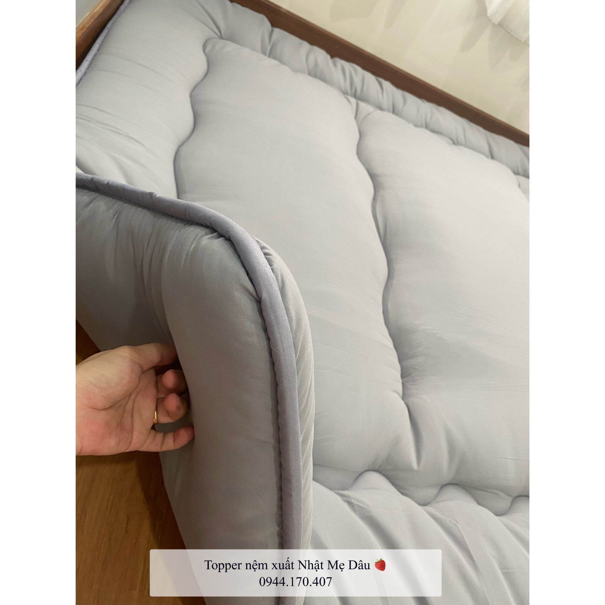 Topper Nệm bông xuất Nhật kích thước 1m6×2m