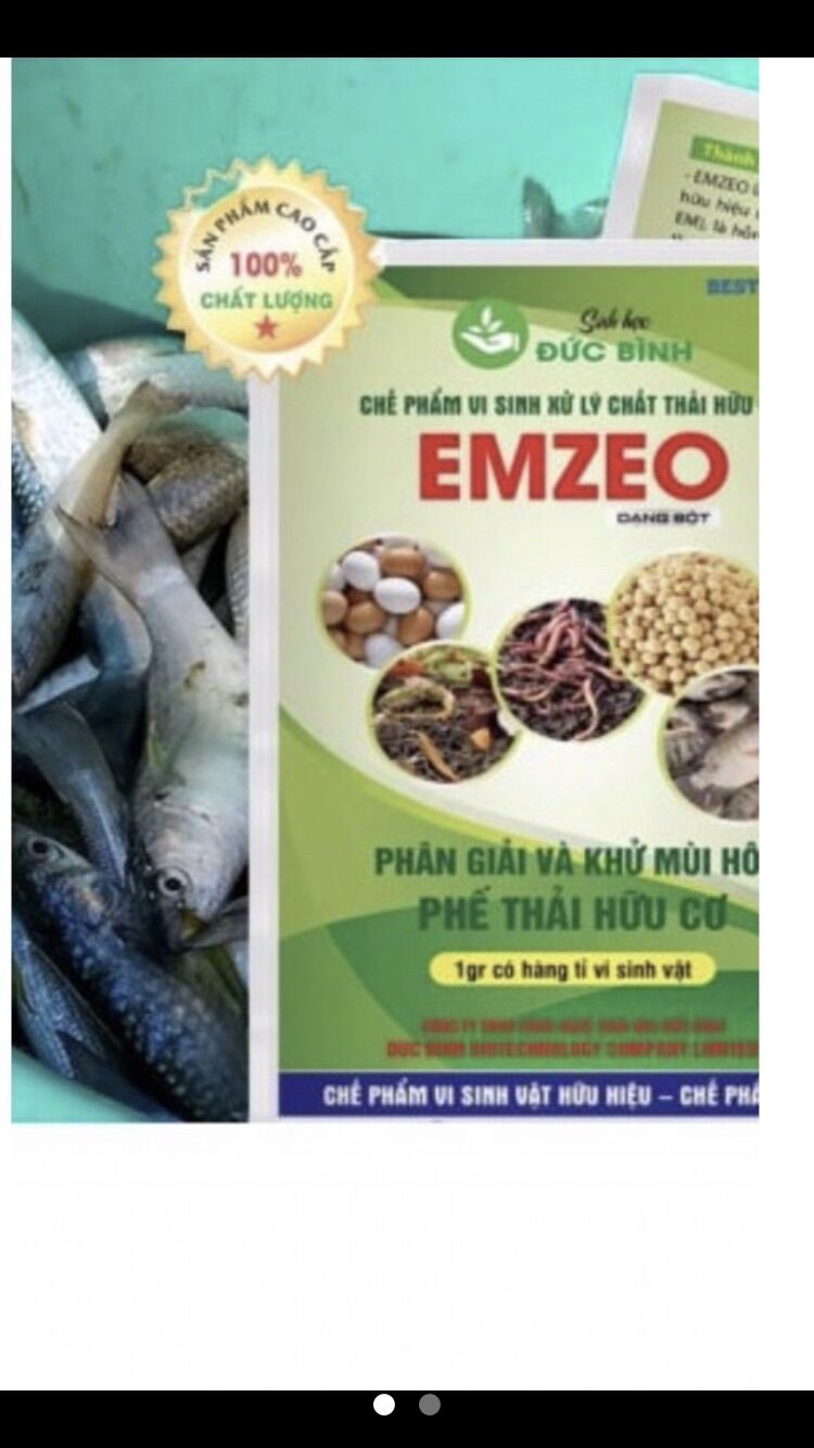 Chế phẩm sinh học EMZEO 3 gói 200g