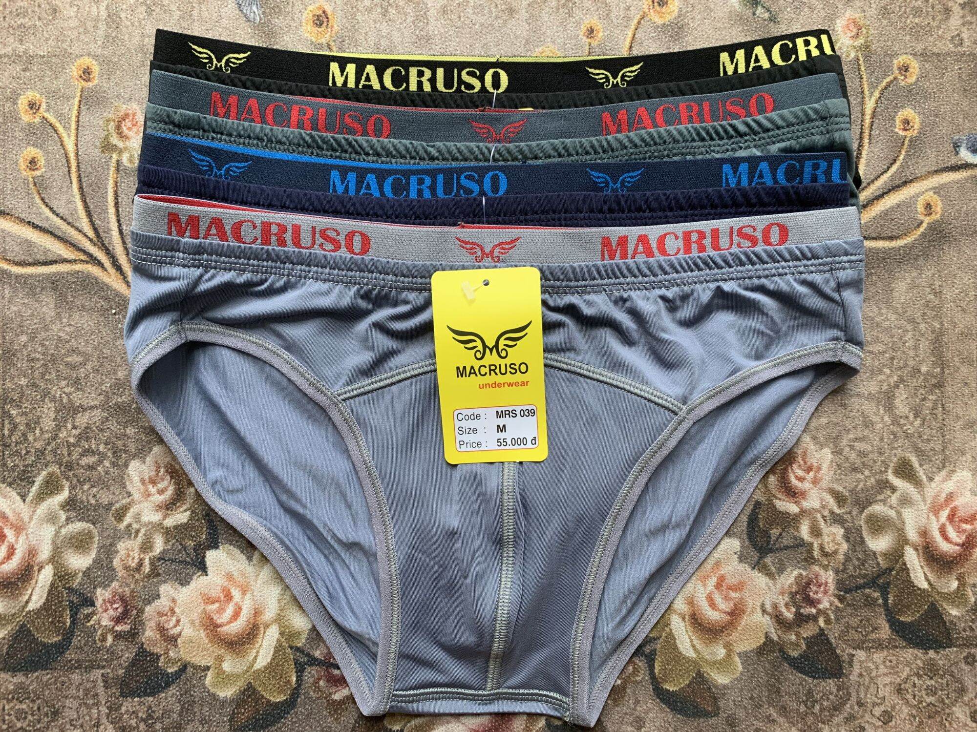 Combo 6 quần sịp nam thun lạnh macruso việt nam cao cấp