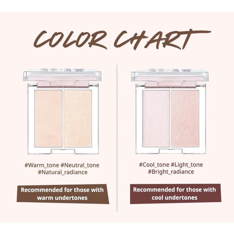Phấn bắt sáng Clio Prims Highlighter Dou cho khuôn mặt sáng rạng rỡ