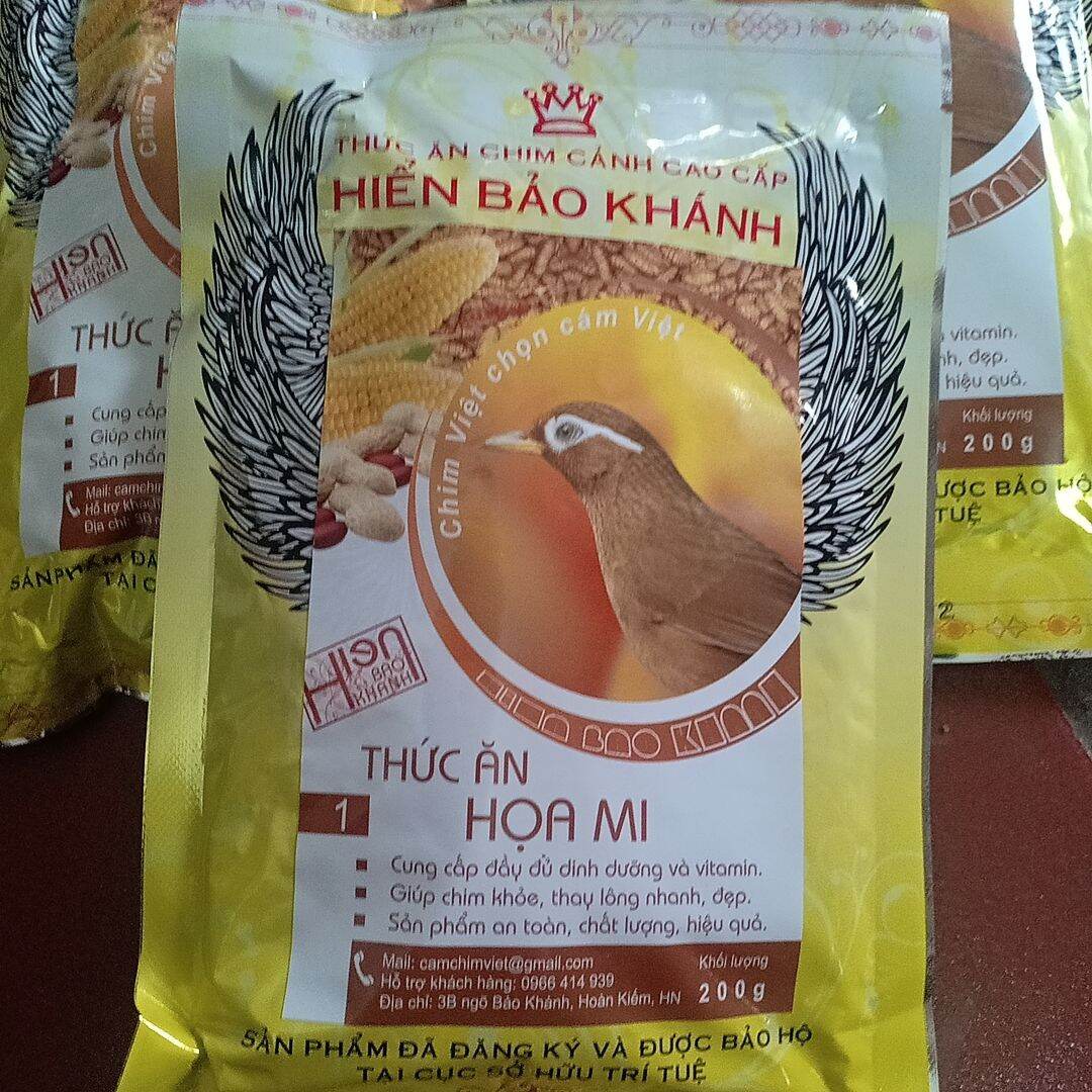 Thức Ăn Cám Chim Hoạ Mi 1  loại 200g ( Hiển Bảo Khánh)