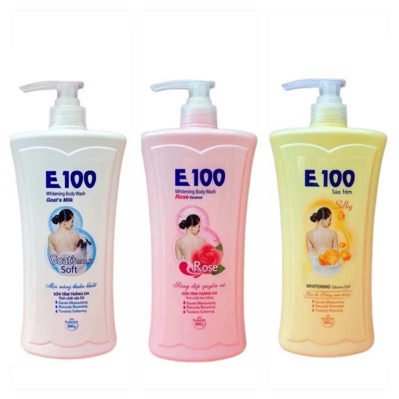  Sữa Tắm E100 Cho Làn Da Mềm Mịn 1200ml 
