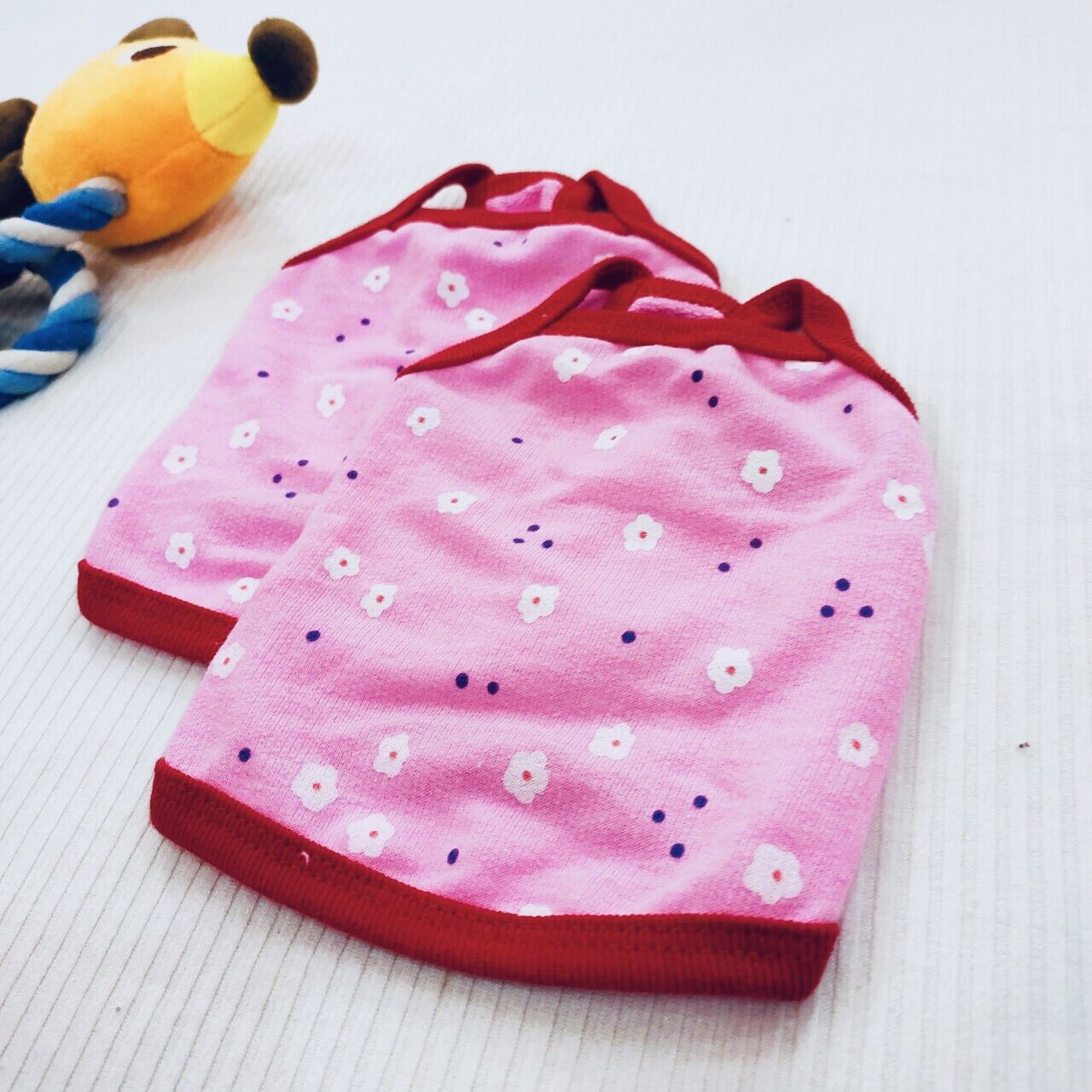 Áo CROPTOP hoa mai thời trang dành cho thú cưng