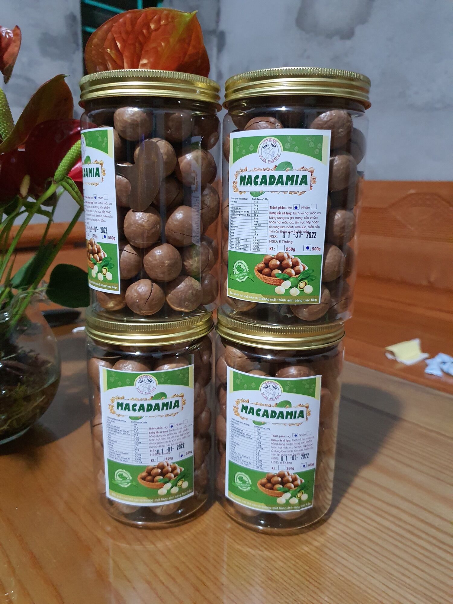 [Size Trung] Hạt macca sấy lạnhĐăk lăk 500gr