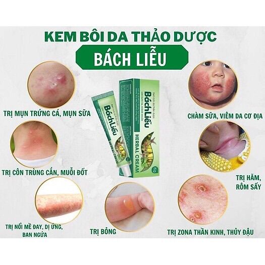 Kem bôi da thảo dược bách liễu