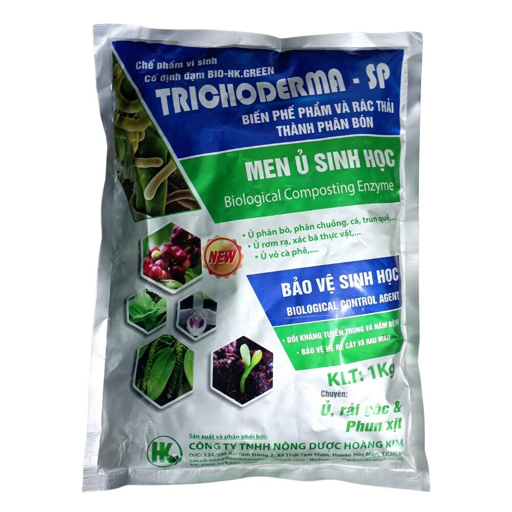 Nấm đối kháng Trichoderma dùng để ủ phân và xử lí đất