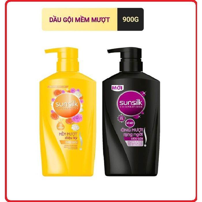 Dầu gội Sunsilk 900g có 2 mầu như hình