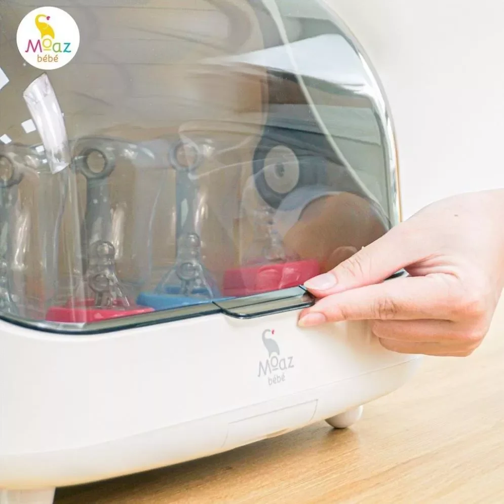 Máy úp bình sữa tiệt trùng bình sữa Moaz bebe