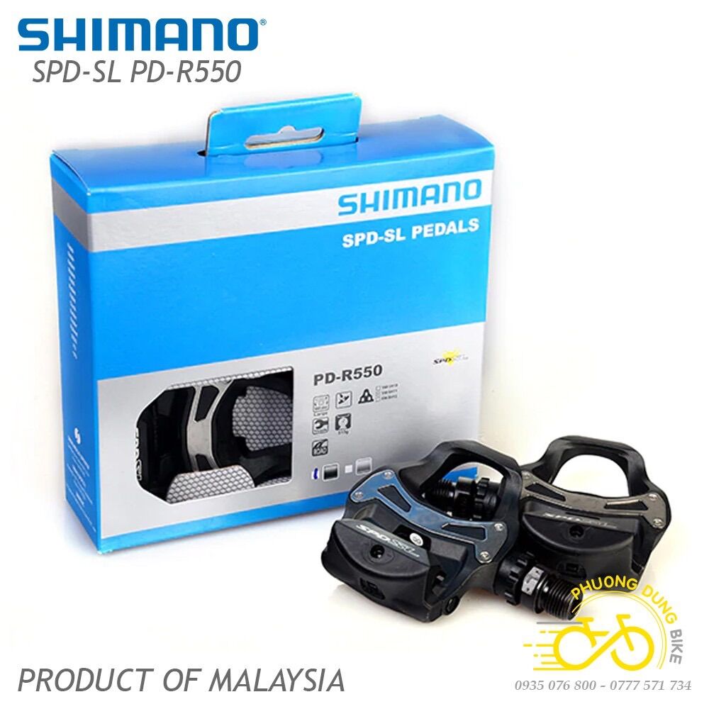 Pedan (bàn đạp) can xe đạp SHIMANO PD R550