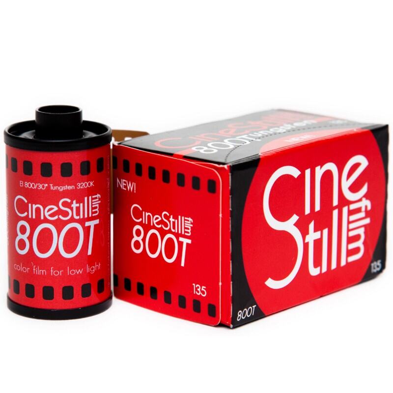 CineStill 800T Color Negative Film 135mm C41 Process Carbon Removal Movie Roll Digital Photo Camera 