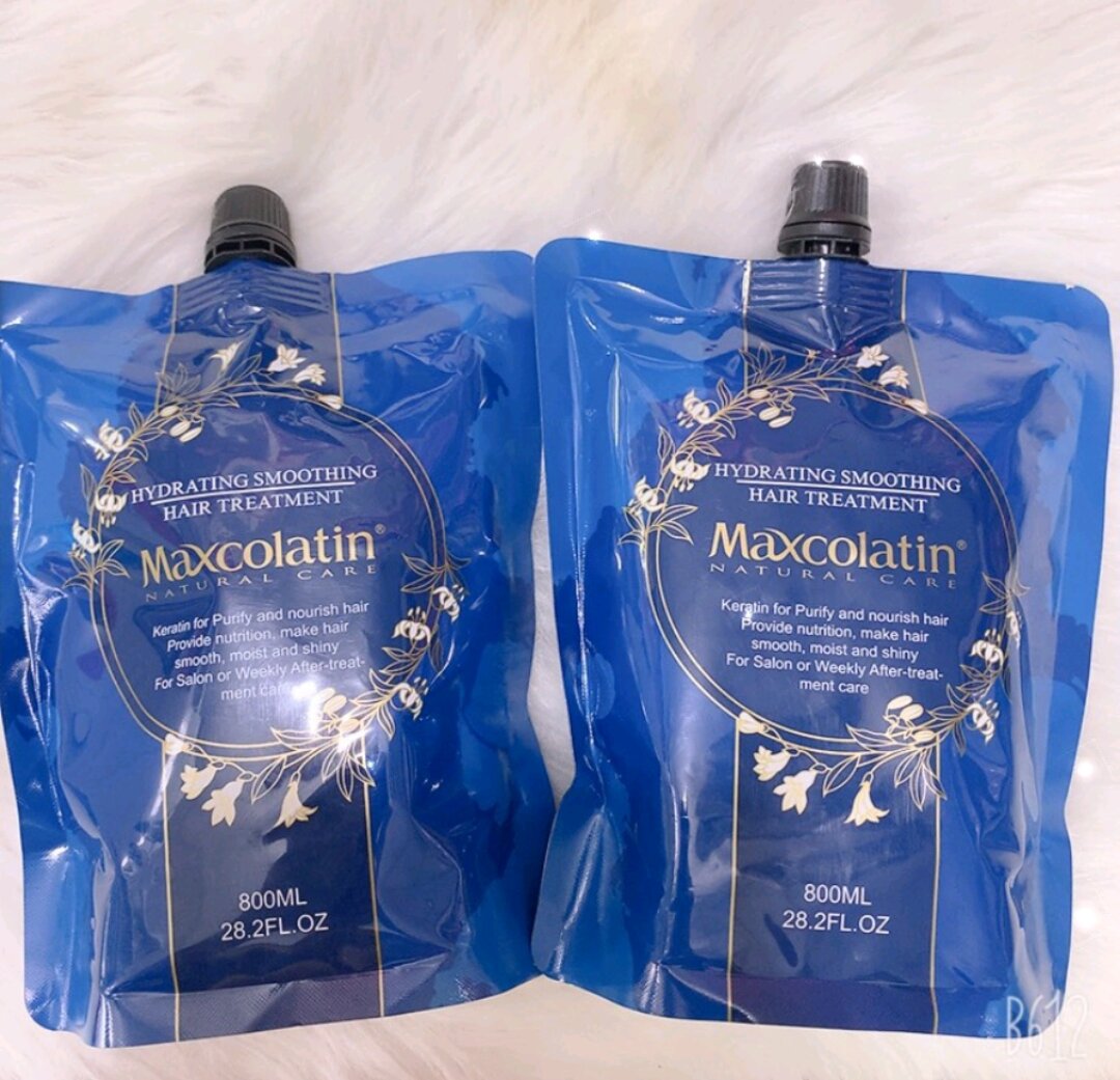 [ tặng nón trùm]  kem hấp dầu phục hồi keratin MAXCOLATIN