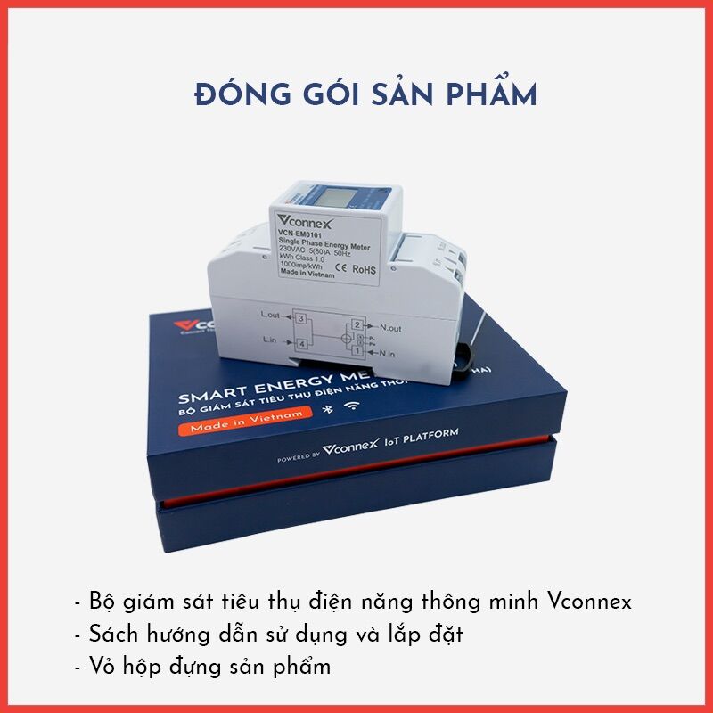 Công tơ bộ giám sát tiêu thụ điện thông minh