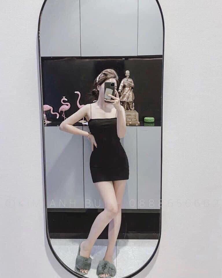 body 2 dây nữ thun zip