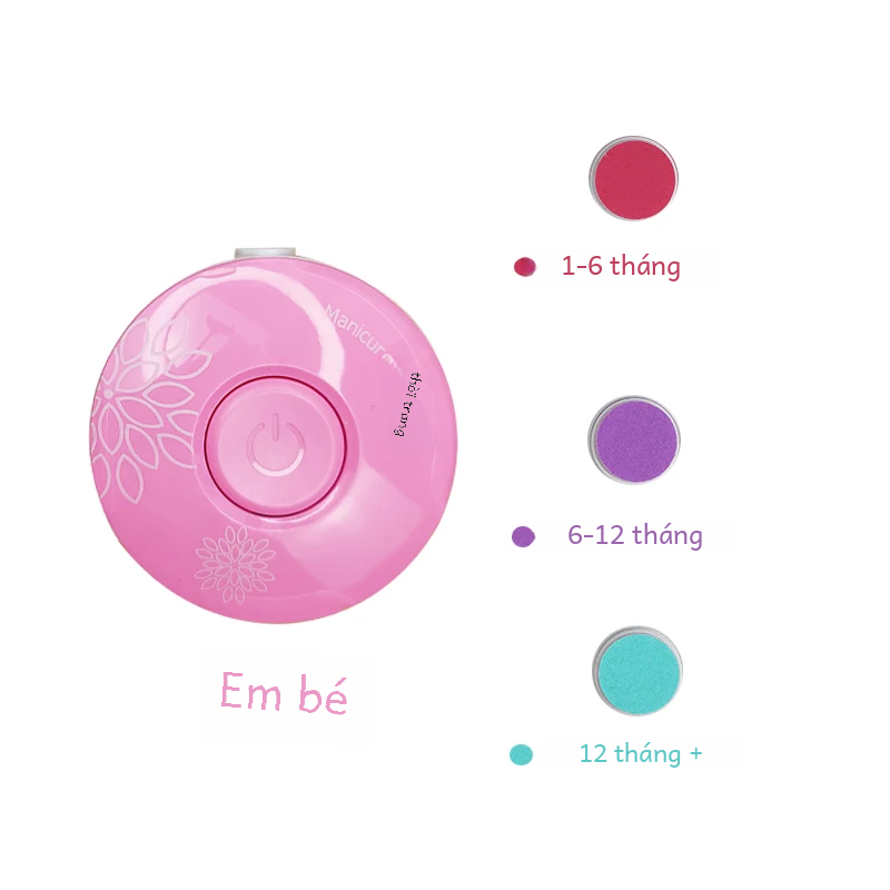 Điện cho bé bấm móng tay bộ dụng cụ bấm và dụng cụ đánh bóng trẻ sơ sinh làm móng tay kéo cho trẻ sơ sinh 0-12 tháng tuổi