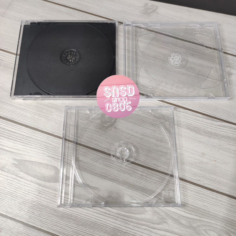 Case cd, vỏ đĩa cd trong suốt, vỏ đĩa cd đen