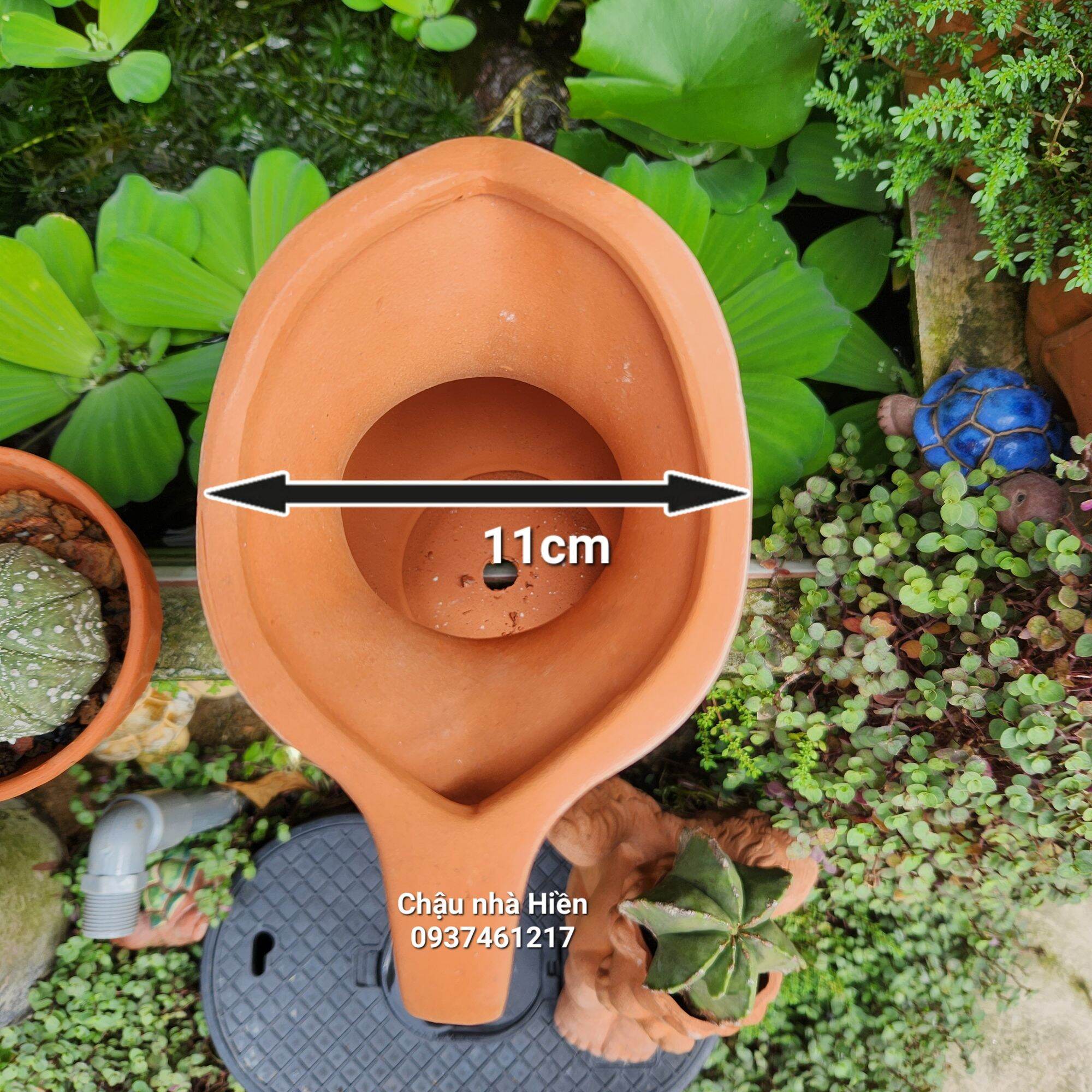 Chậu đất nung - Bình xẻ đặc biệt