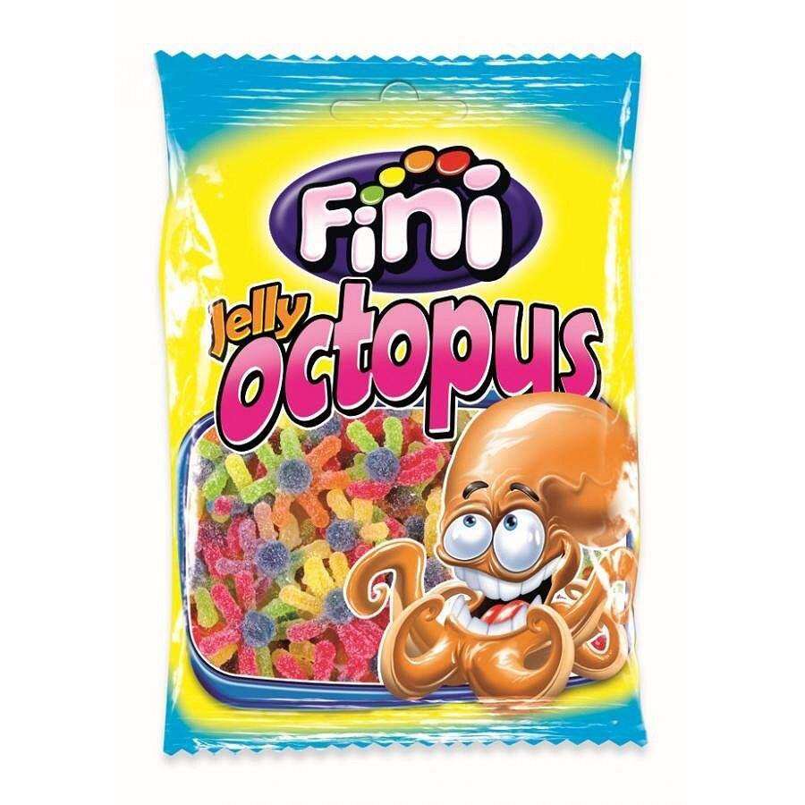 Kẹo dẻo Fini bạch tuộc Octopus 90g nhập khẩu Tây Ban Nha [Date 2025]