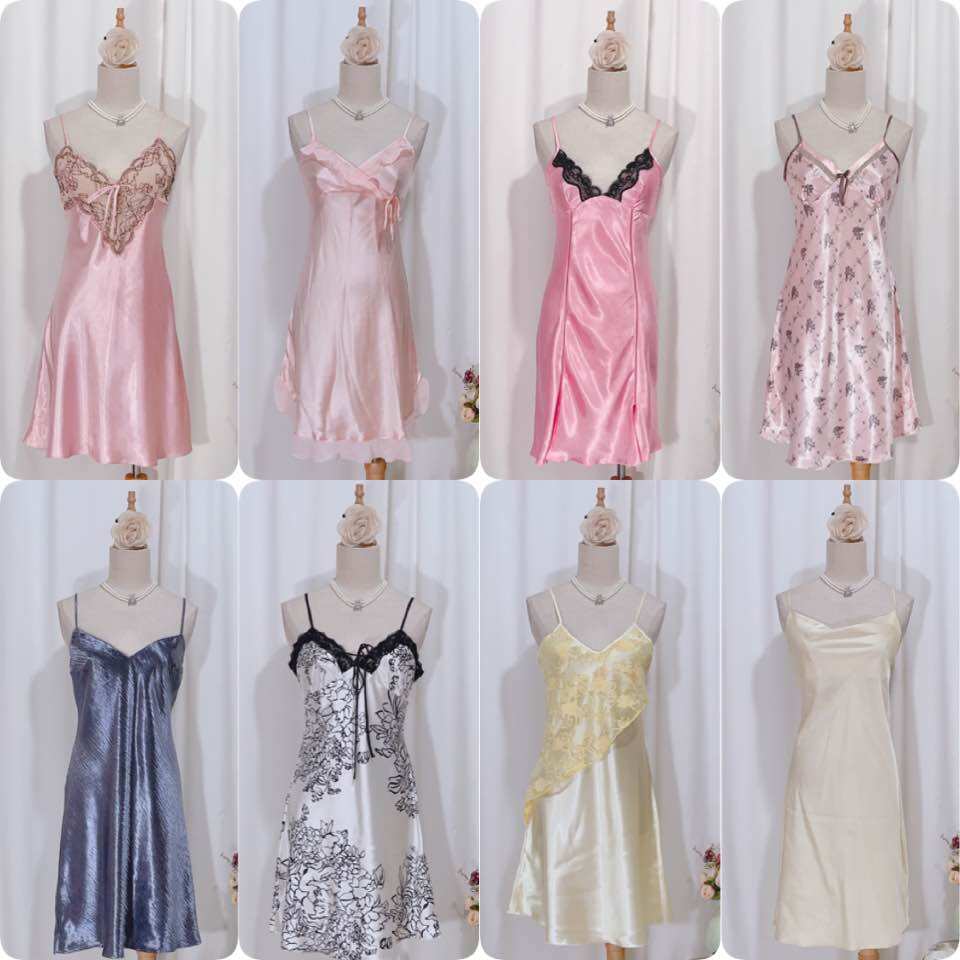 Váy ngủ lụa ren ngọt ngào xinh xắn
