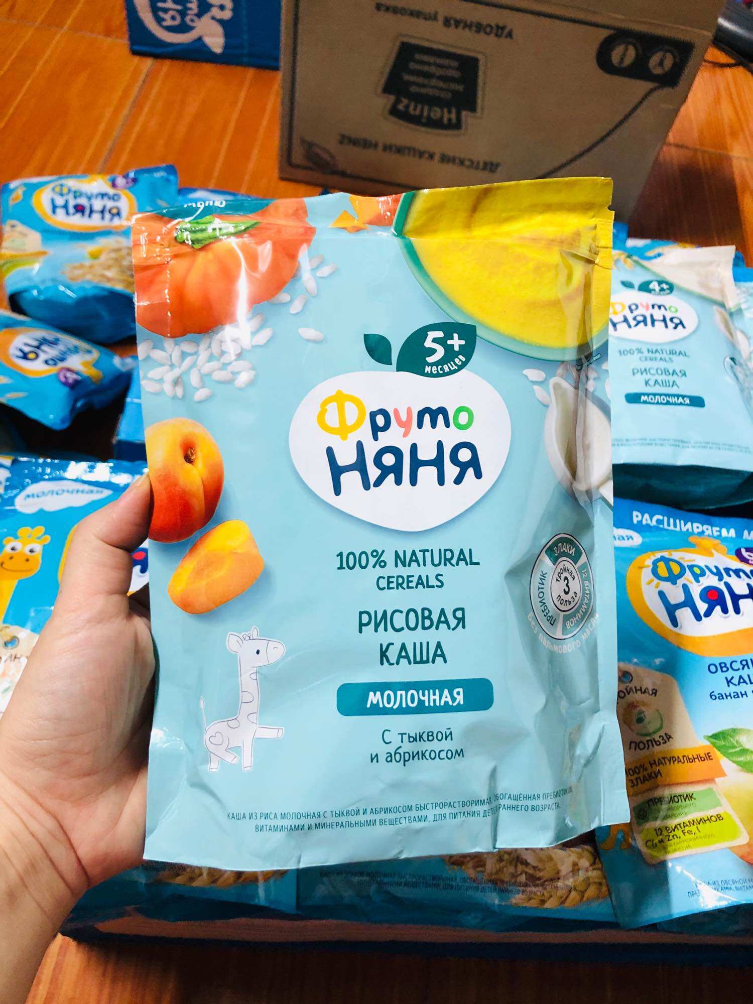 Bột ăn dặm Heinz/Fructo Nga date 2025