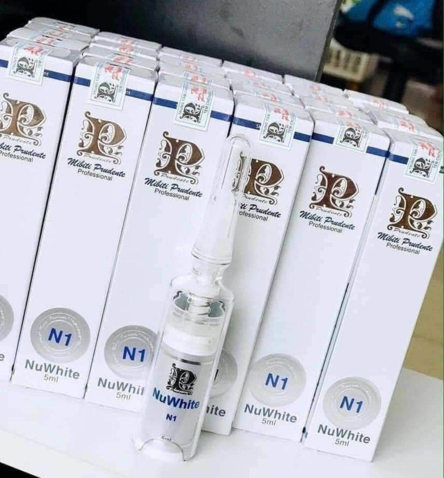(HN - Chính hãng (kem làm hồng nhũ hoa Nu White N1 Mibiti Prudente