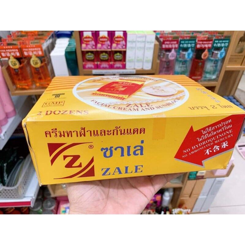 lố 12 hộp Kem Zale đỏ Thái lan