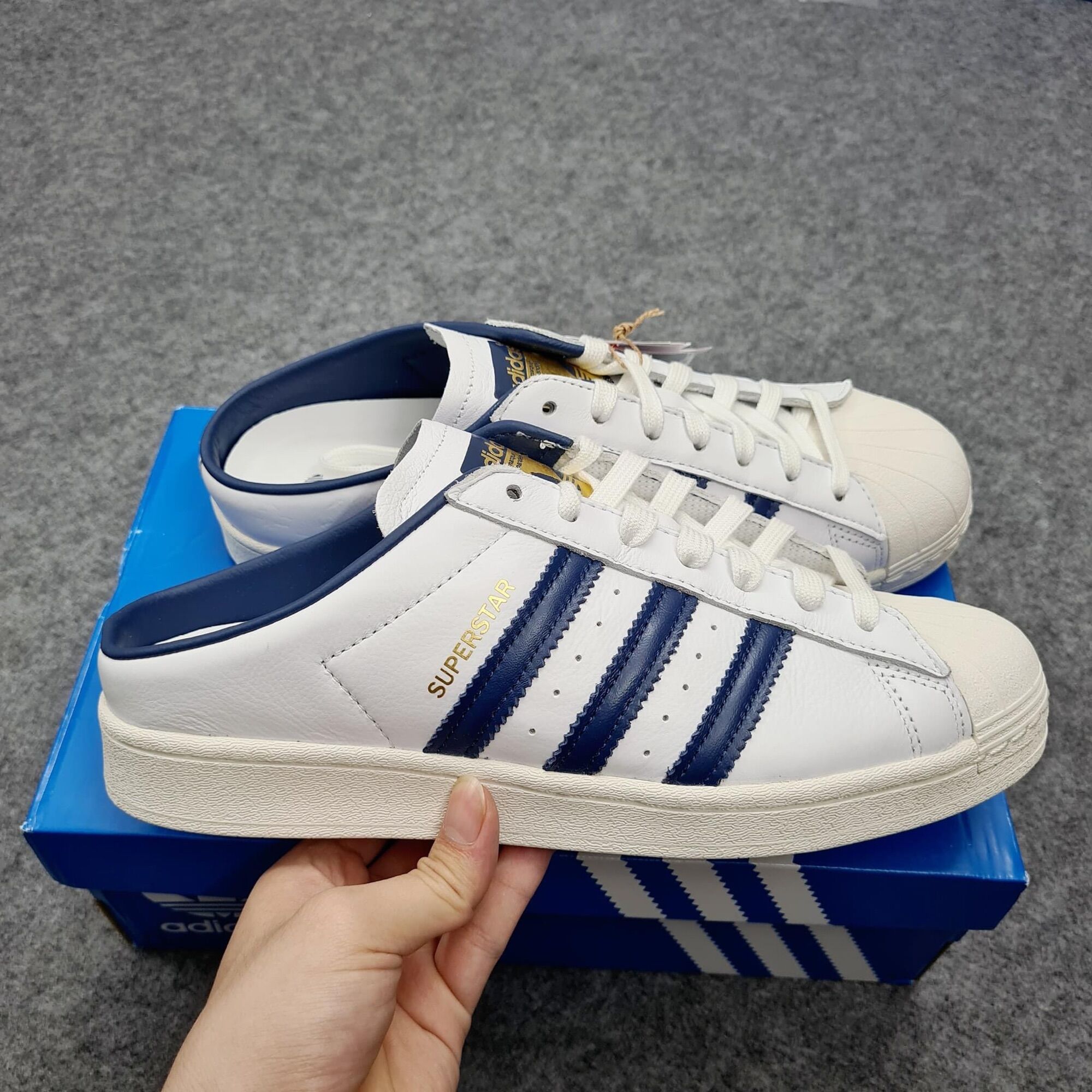 Giày Adidas Superstar Mule 💯