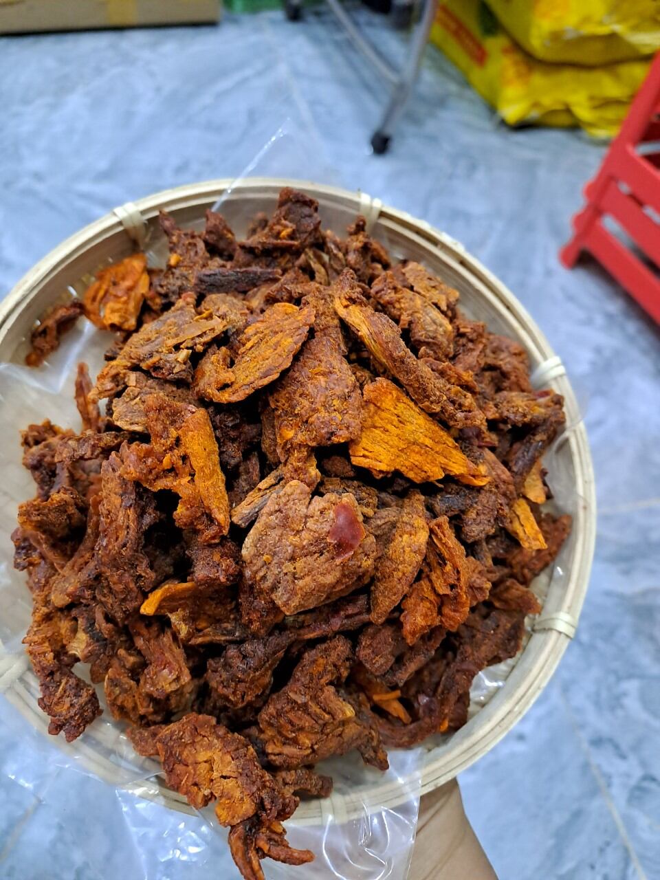 1kg khô bò giòn cục nhỏ