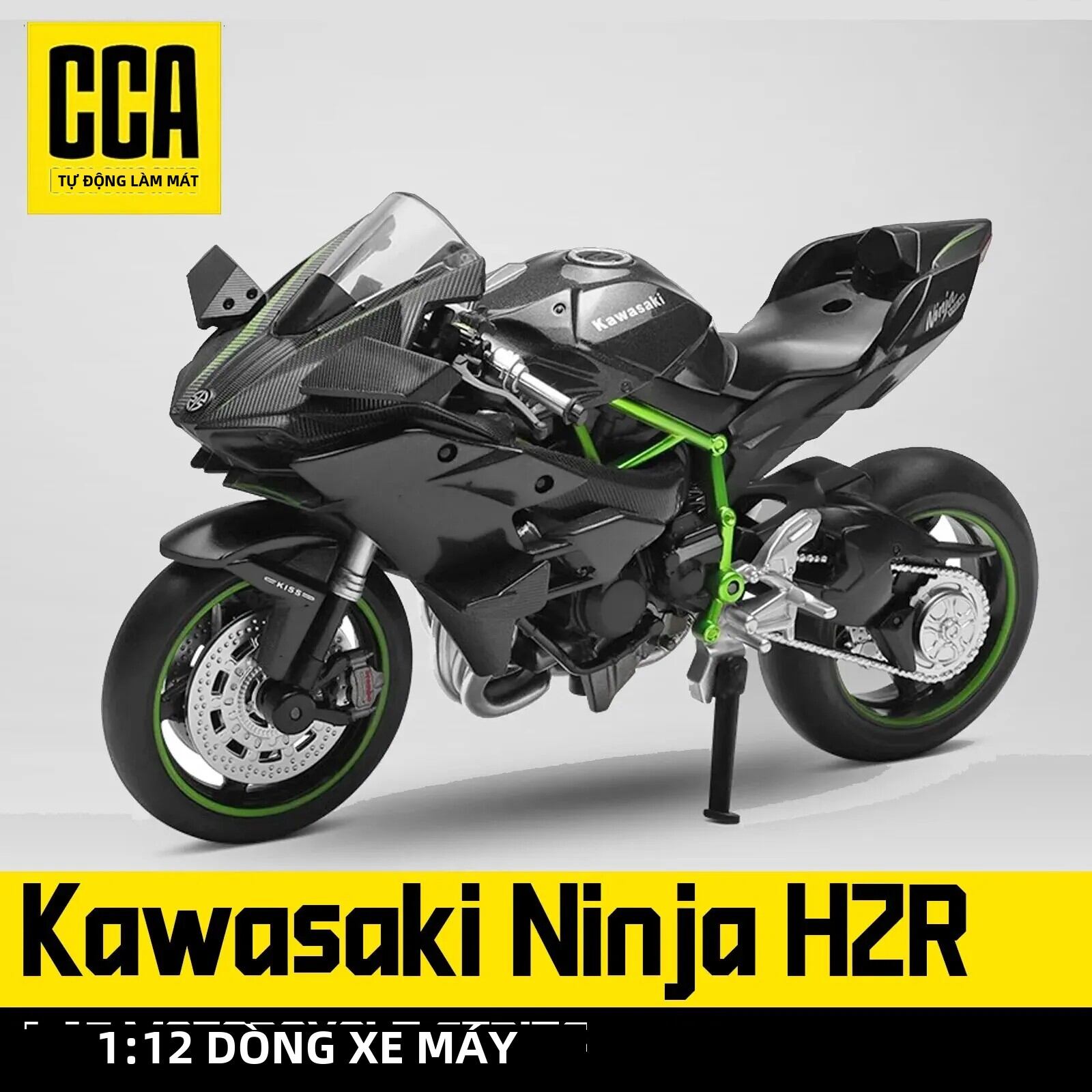  CCA Tỉ Lệ 1:12 Đúc Kawasaki Ninja H2R Mô Hình Xe Máy Kim Loại Đồ Chơi Dành Cho Người Thu Thập Và Trẻ Em Thích Hợp Cho Độ Tuổi 14 + 
