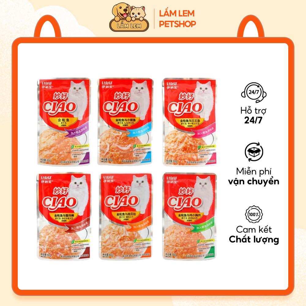 Thùng pate ciao 60g cho mèo