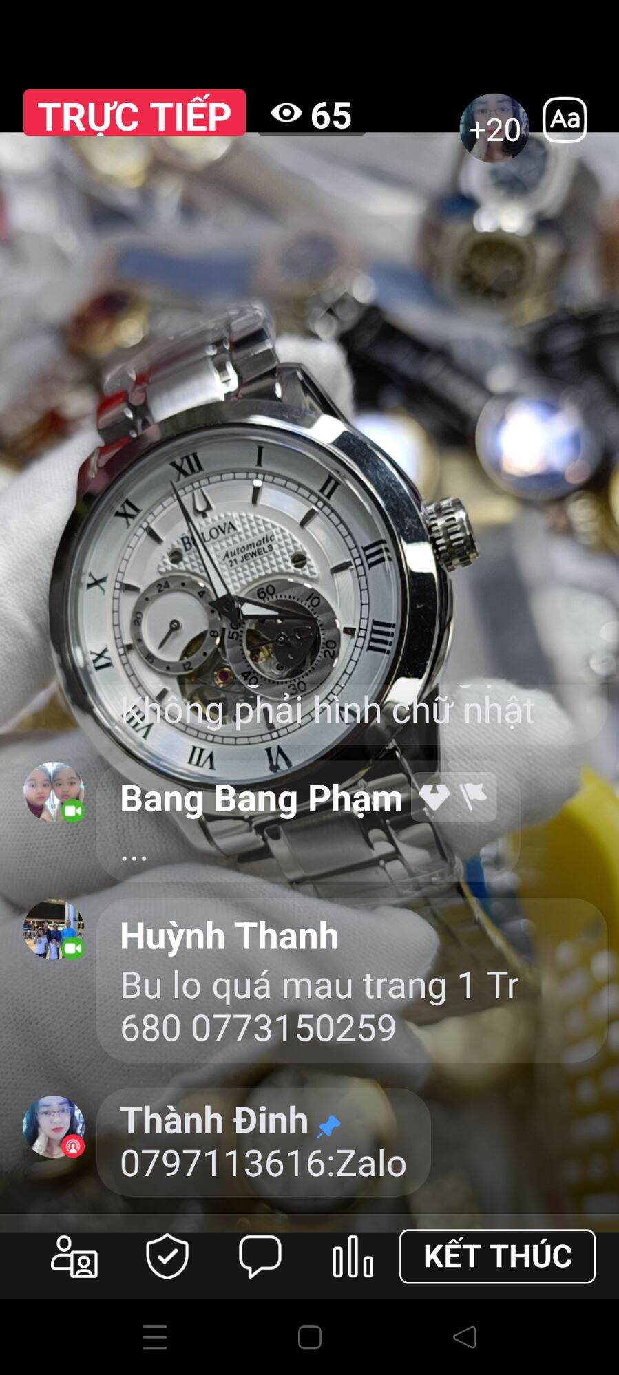đồng hồ Rado Nhật Bản sapphire nam