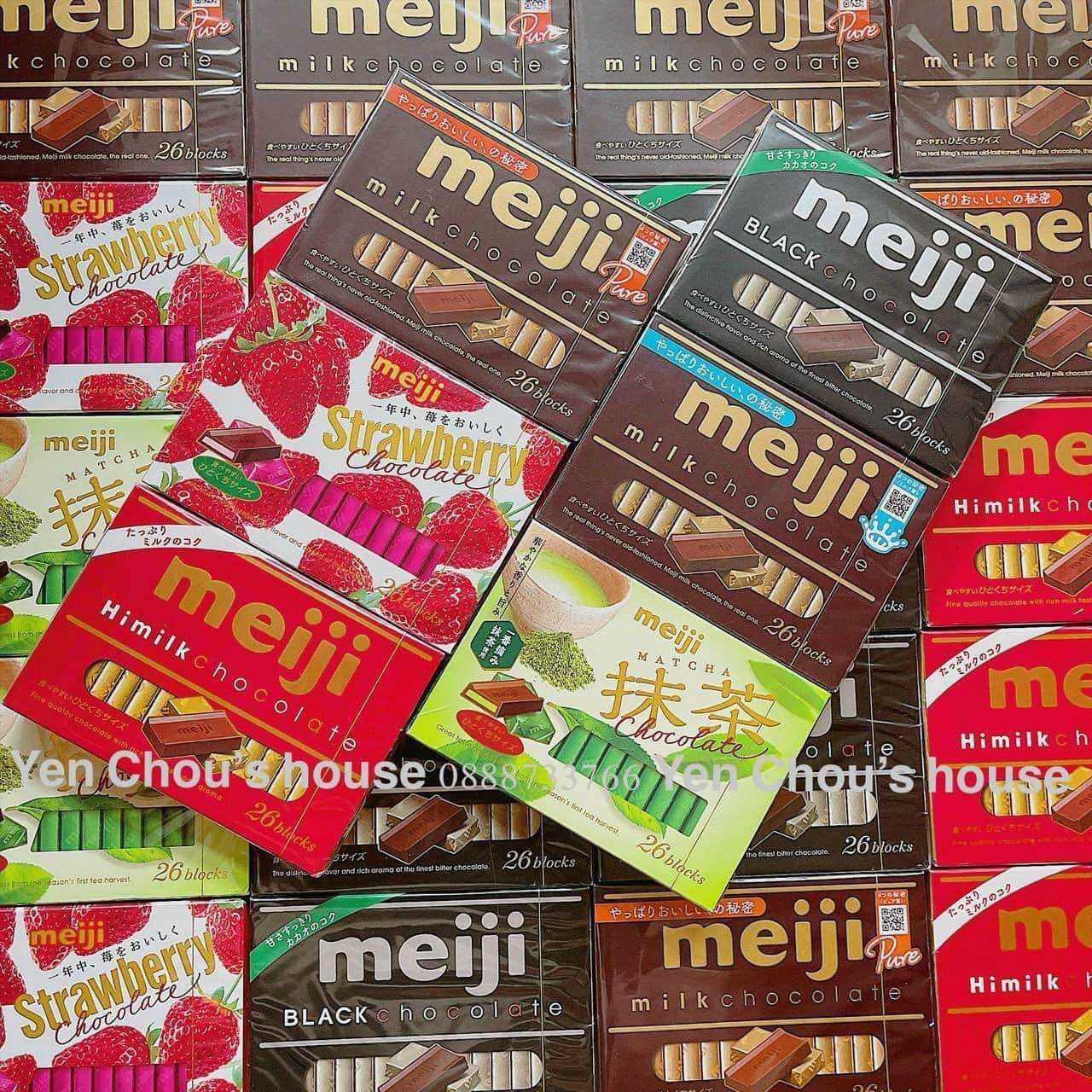 Socola Meiji 26 viên nhiều vị