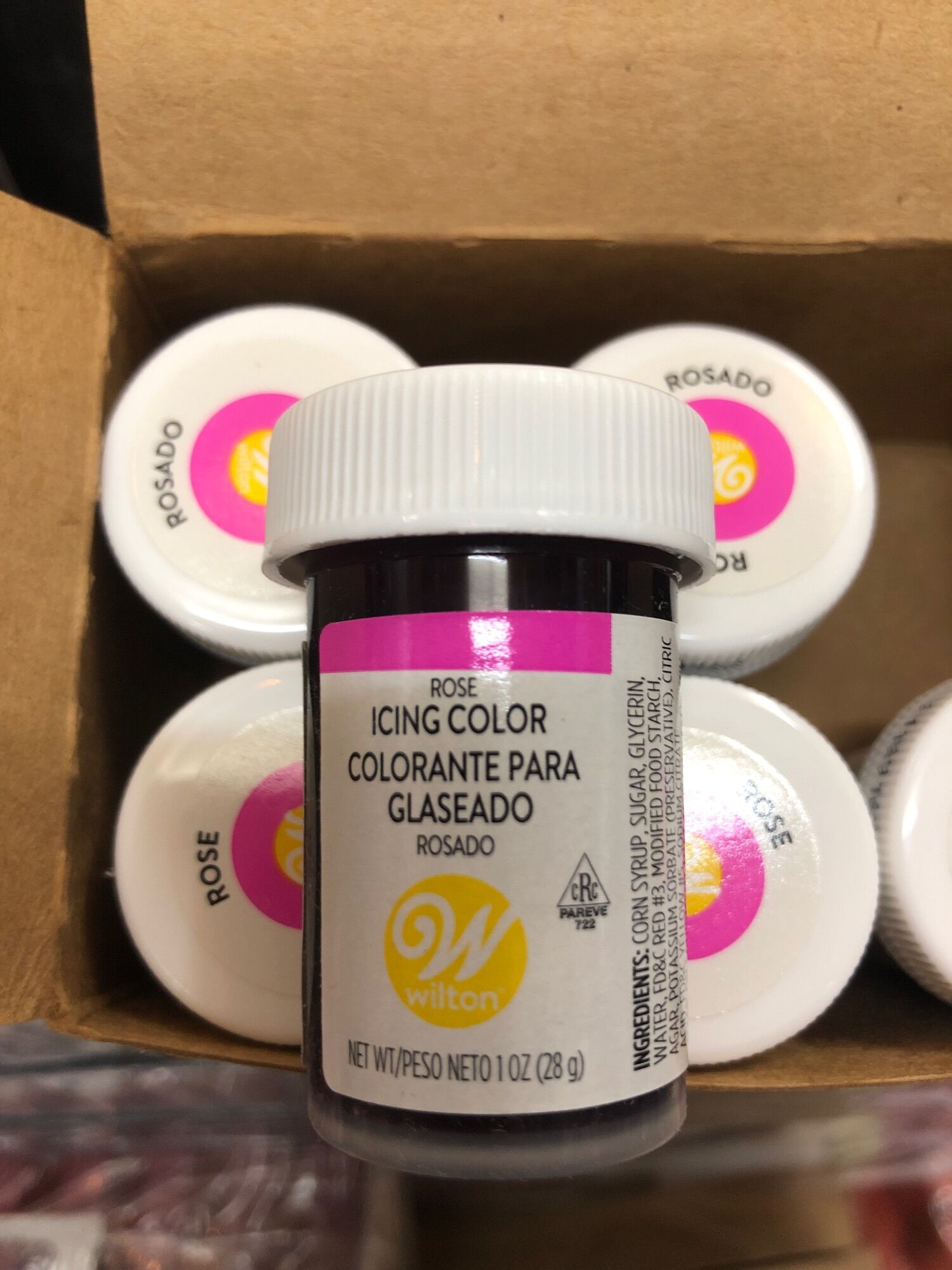 Màu Hồng rose Wilton icing color 29ml