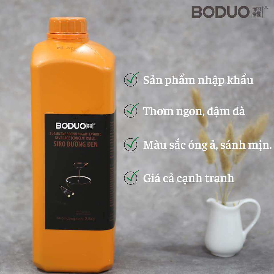 Siro đường đen Boduo chai 2L